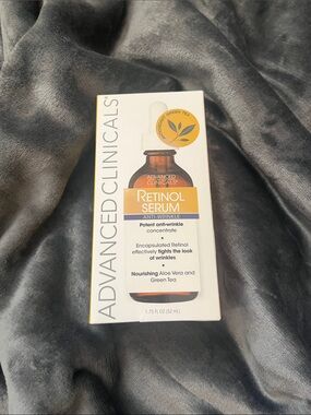 Advanced Clinicals Retinol Serum — White & Orange Packaging